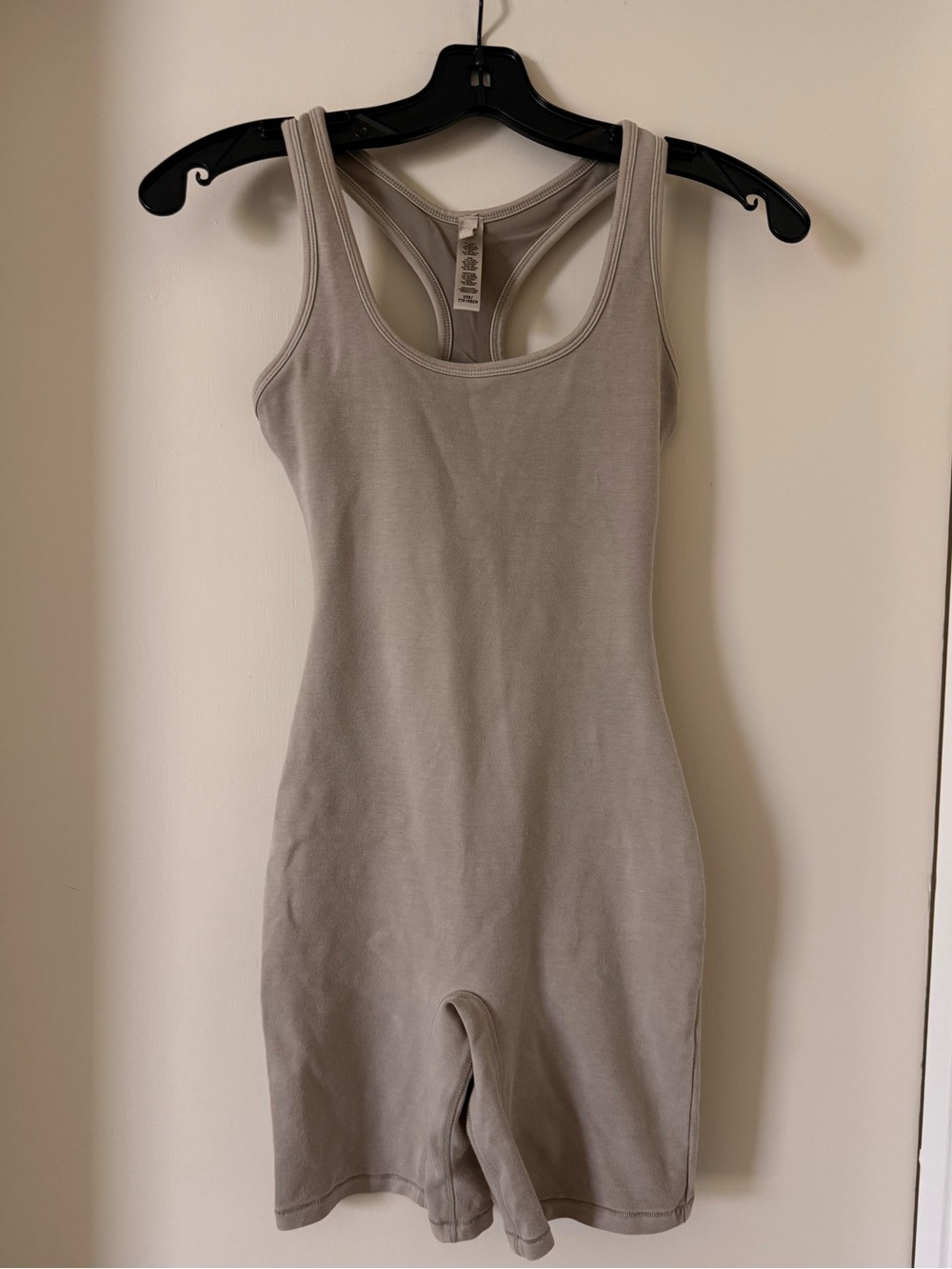 Skims Taupe Racerback Romper
